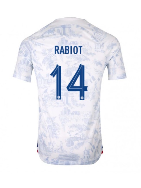 Moški Nogometna dresi replika Francija Adrien Rabiot #14 Gostujoči SP 2022 Kratek rokav